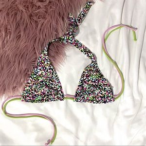 Polka Dot Bikini Top